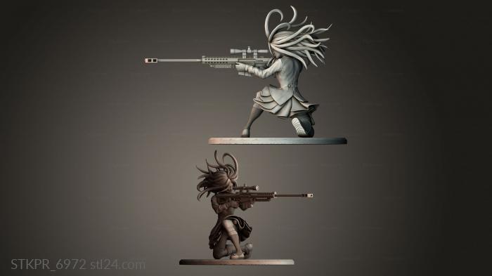 Figurines simple (Miss Kozaki Yusuke, STKPR_6972) 3D models for cnc