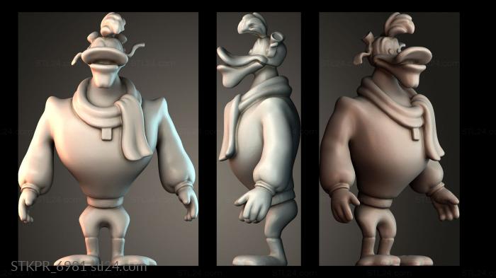 Figurines simple (Mc Quack, STKPR_6981) 3D models for cnc