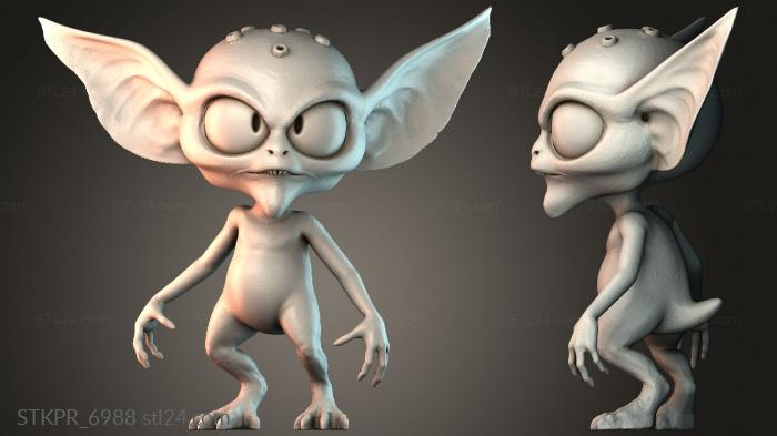 Figurines simple (Gremling, STKPR_6988) 3D models for cnc