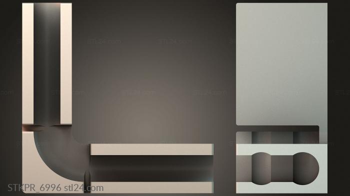 Figurines simple (Cable corners, STKPR_6996) 3D models for cnc