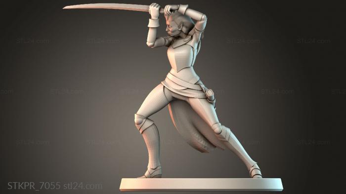 Figurines simple (STKPR_7055) 3D models for cnc