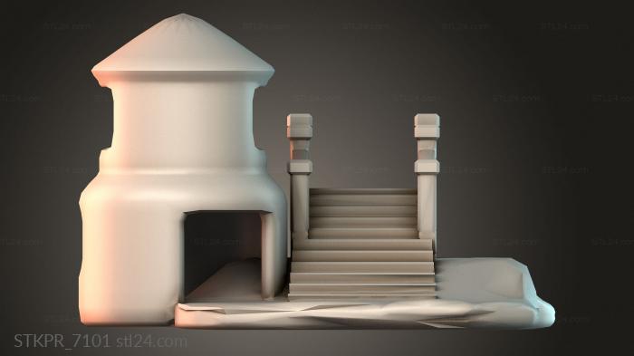 Stylized Architectural Structure