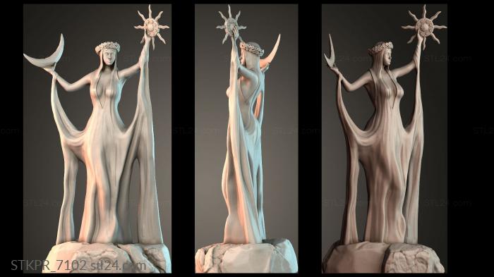 Azura woman and printe