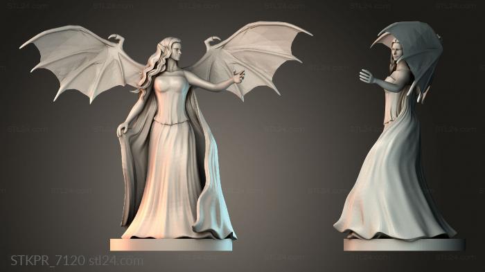 Winged Figure Sculpture