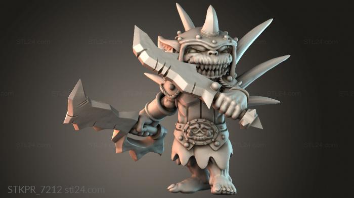 Goblin with swords