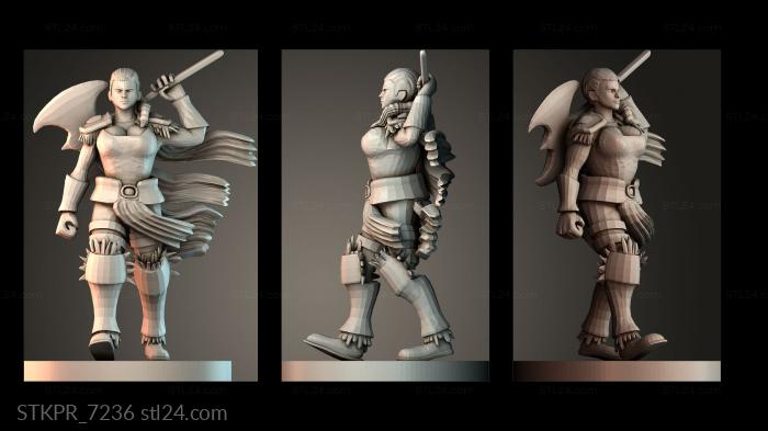 Figurines simple (STKPR_7236) 3D models for cnc