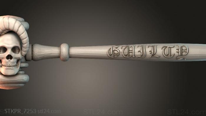 Skullthemed Gavel