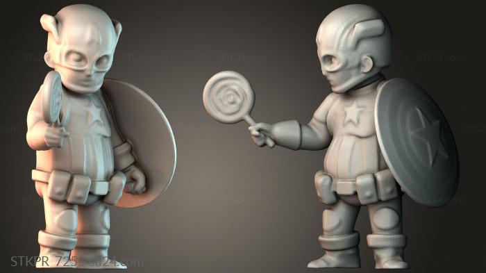 Figurines simple (STKPR_7255) 3D models for cnc