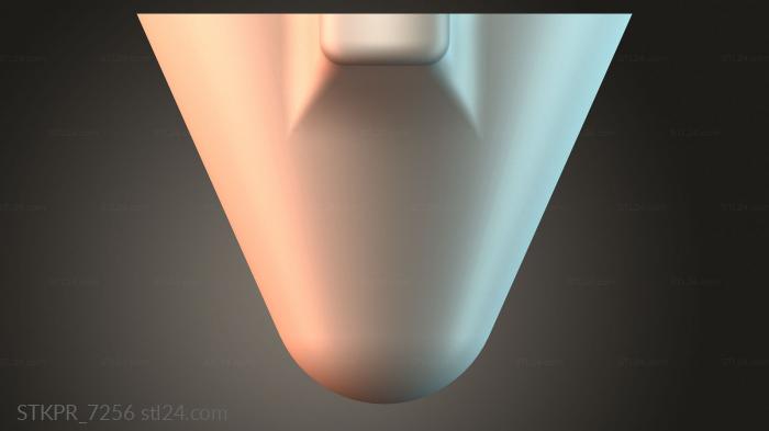 Figurines simple (Abstract Geometric Form, STKPR_7256) 3D models for cnc