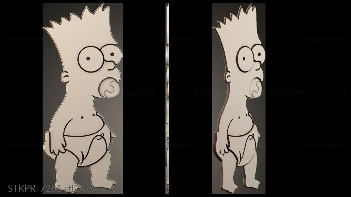 Little bart simpson