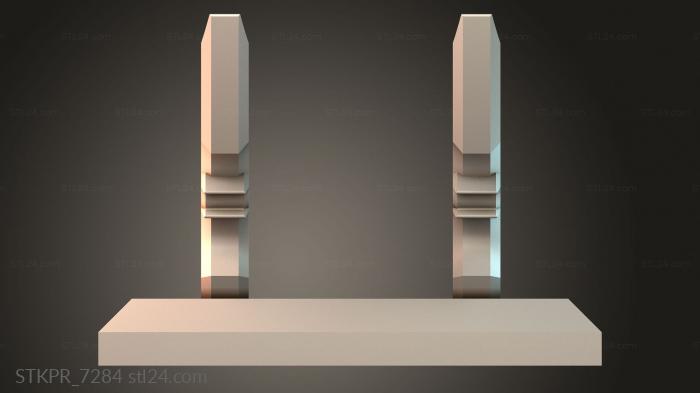 Abstract Sculpture Display