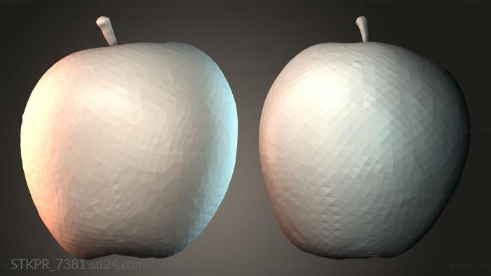 Polygonal Apple Model