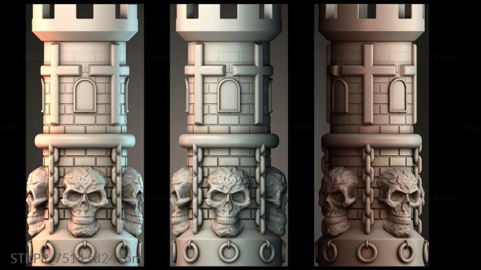 Skull Tower Sculpture