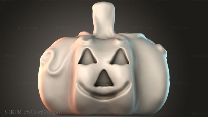 Smiling Pumpkin Face