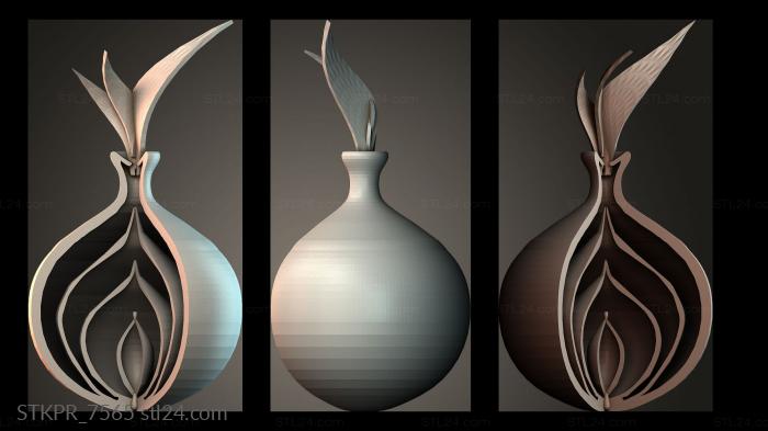 Abstract Onion Sculpture