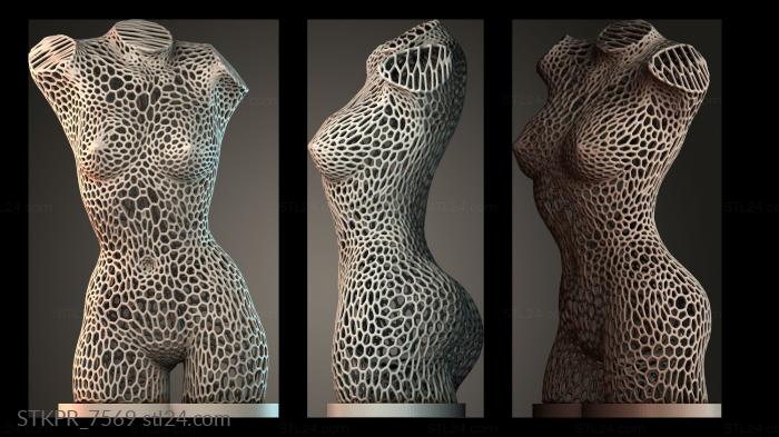 Lattice Human Sculpture