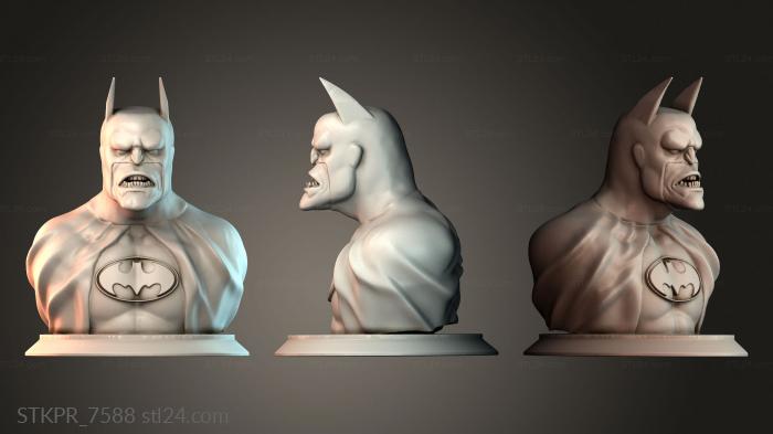 Figurines simple (Batman, STKPR_7588) 3D models for cnc