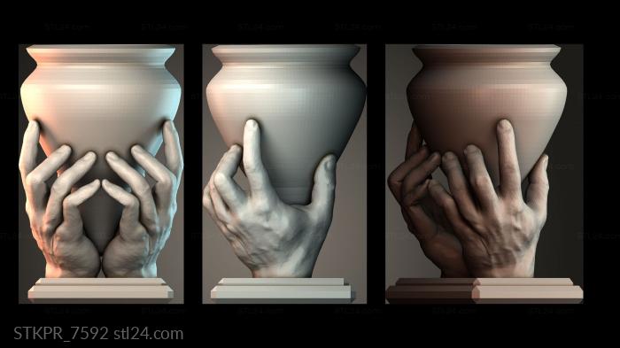 Artistic Handheld Vase