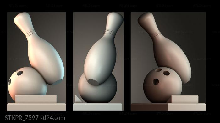 Bowling Trophy Design