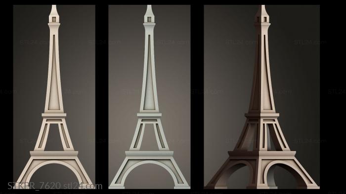 Eiffel Tower Outline
