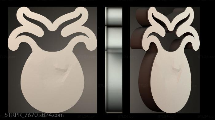 Pineapple Silhouette Design