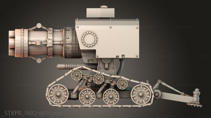 Figurines simple (Robotic Combat Unit, STKPR_7682) 3D models for cnc
