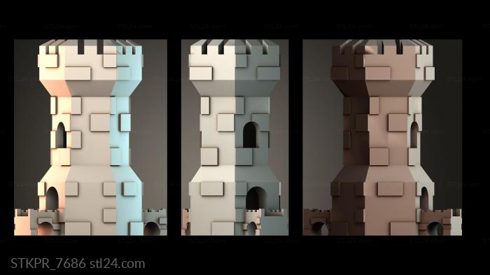 Stylized Castle Tower