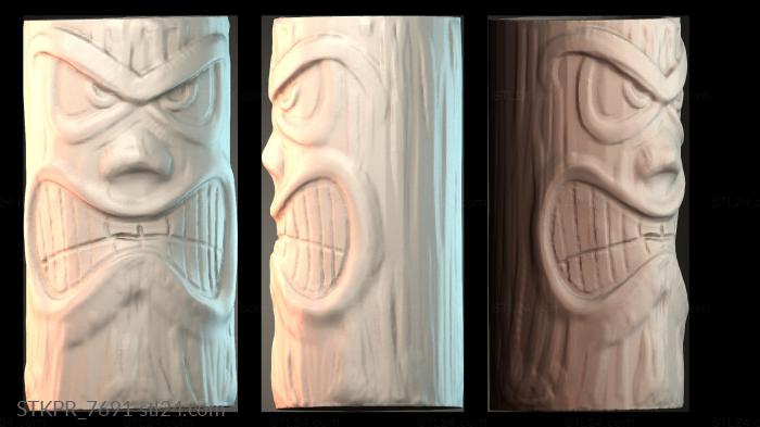 Angry Tiki Mask