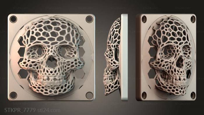 Honeycomb Skull Design