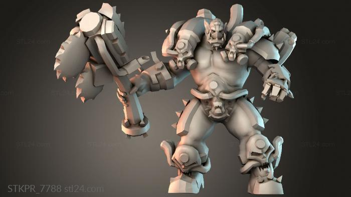 Figurines simple (Garrosh, STKPR_7788) 3D models for cnc