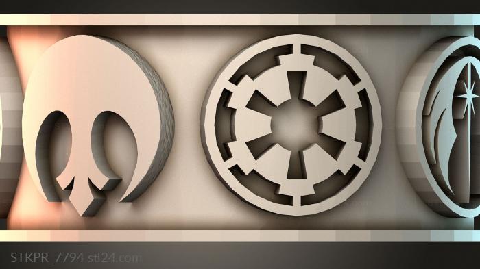 Symbolic Emblems Display