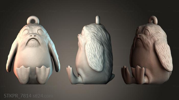 Figurines simple (Adorable Creature Figurine, STKPR_7814) 3D models for cnc