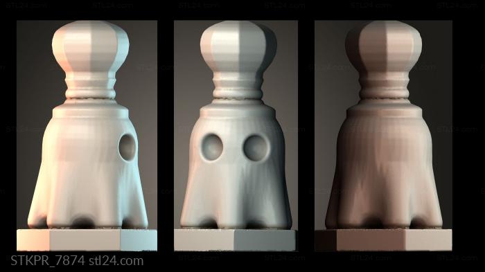 Pac Ghost King - pacman chess