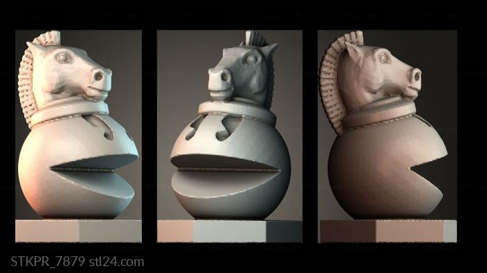 Pac Man Horse - pacman chess