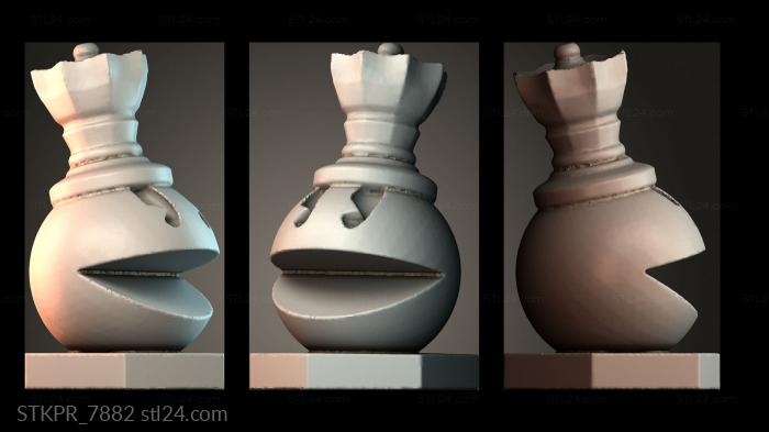 Queen - pacman chess