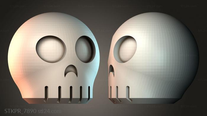 Stylized Skull Design