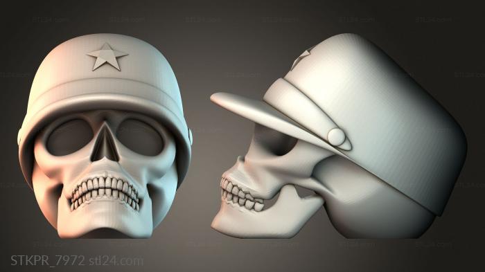 Military Skull Design