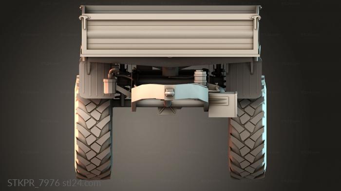 Dump Truck Rear View