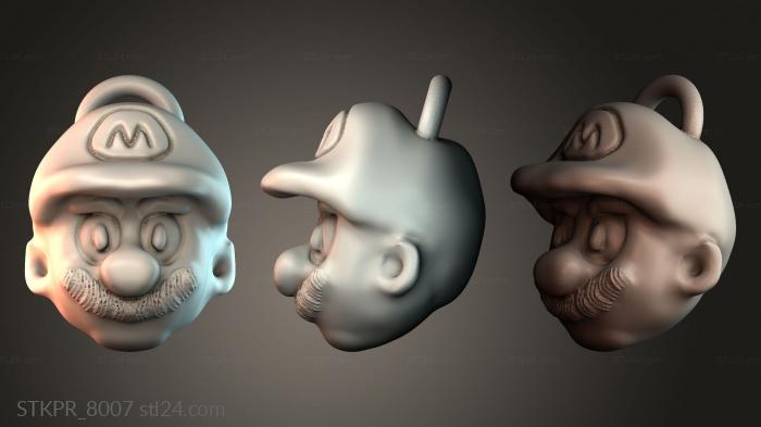 Mario Character Pendant