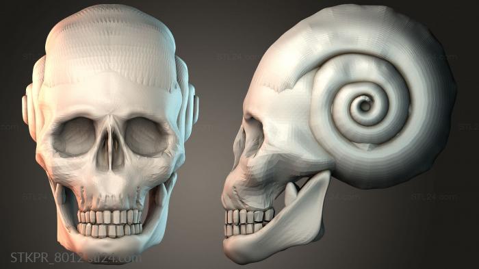 Skull With Headphones