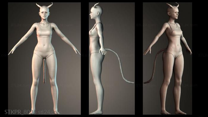 Demoness in lingerie - devil