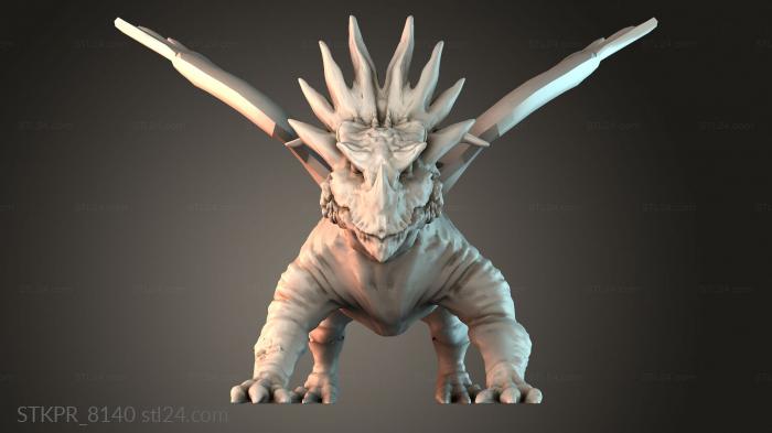 Dragon flying horror