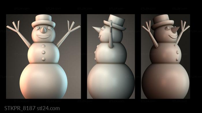 Happy snowman