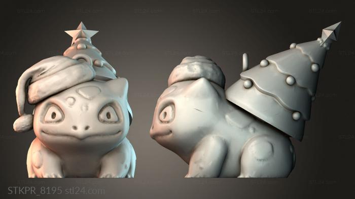 Xmas bulbasaur hat - pokemon