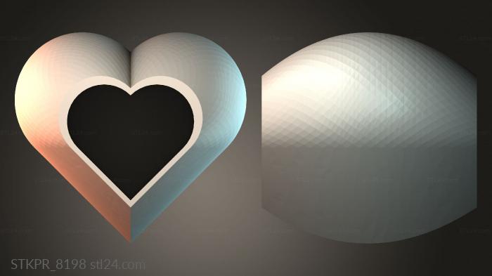 Herz behaelter - heart shaped jar