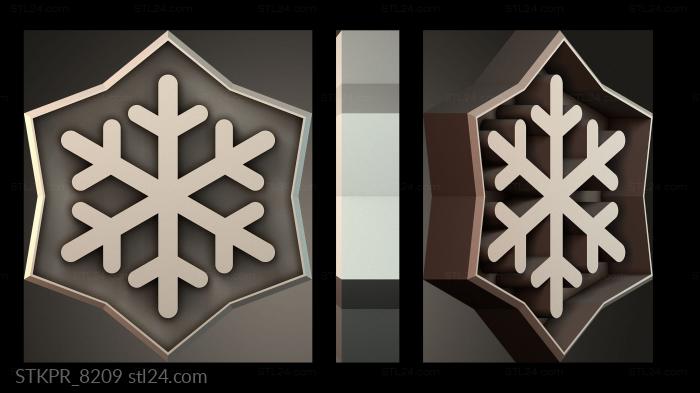 Snowflake cookie cutter