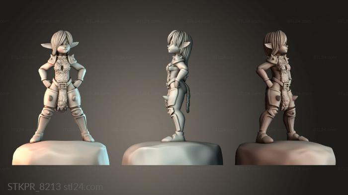 Gob girl victory pose