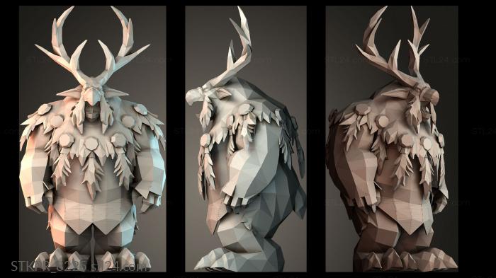 Figurines simple (Moon kinnelf, STKPR_8225) 3D models for cnc