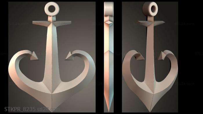 Odessa anchor pendant