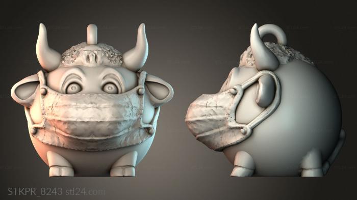 Buffalo-shaped key hanger